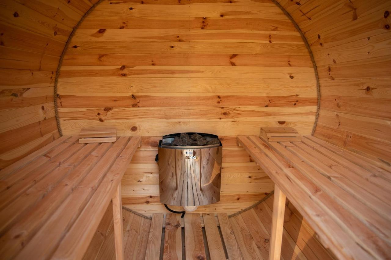 Domek Julia Z Bania Ruska I Sauna Sulęczyno Exteriör bild