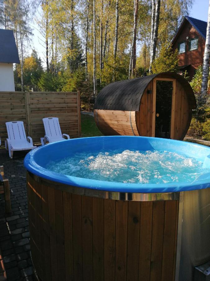 Domek Julia Z Bania Ruska I Sauna Sulęczyno Exteriör bild